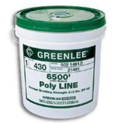430 Polypropylene Twine, 6500 Ft Length, 210 Lb Working Load, Green
