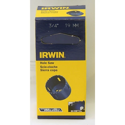 373034bx Bi-metal Hole Saw, 3/4 In Diameter, 1/4 In Arbor, 4/6 Tpi
