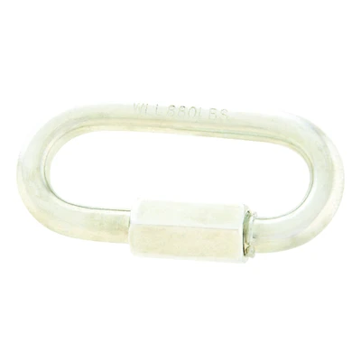 Campbell T7645126V Quick Link, Zinc Finish, 1/4 In.