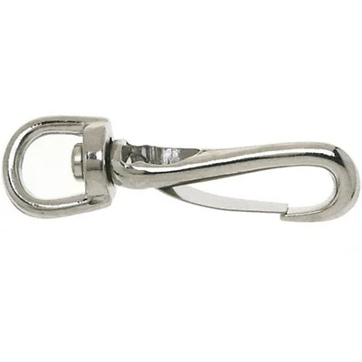 Swivel Spring Snap, Nickel Finish, #437, 3/8-In.
