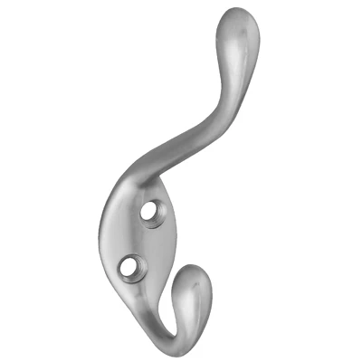 National Hardware N331-082 Garment Hook, Satin Nickel, 35 Lb.