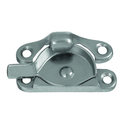 National Hardware N325-381 Sash Lock, Crescent-Type, Zinc, Satin Nickel
