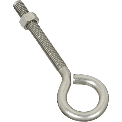National Hardware N221-655 Eye Bolt, Stainless Steel, 3/8-16 x 5 In.