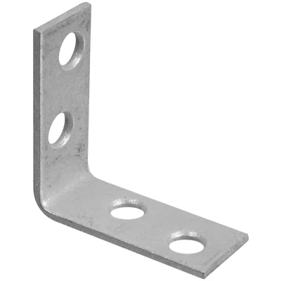 National Hardware N208-736 Galvanized Corner Brace, 1-1/2 x 5/8 In., 4-Pk.