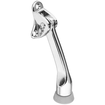 National Hardware N184-275 V238 Door Stop, 4 In. Projection, Chrome