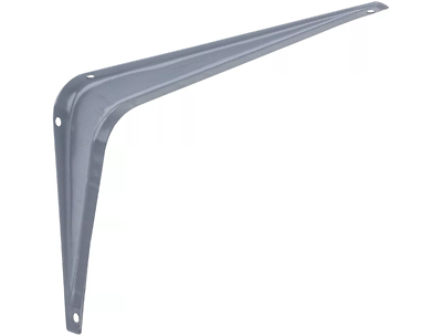National Hardware N171-066 Steel Shelf Bracket, Gray, 6 x 8 In., 100 lb