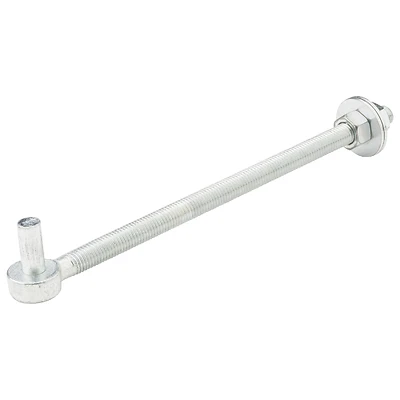 National Hardware N130-583 Zinc Bolt Gate Hook, 5/8 x 12 In.
