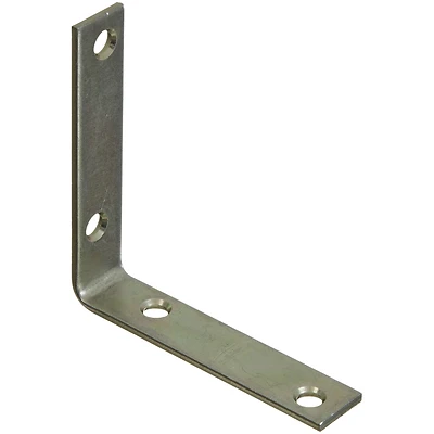 National Hardware N113-399 Zinc Corner Brace, 3-1/2 In., 4-Pack