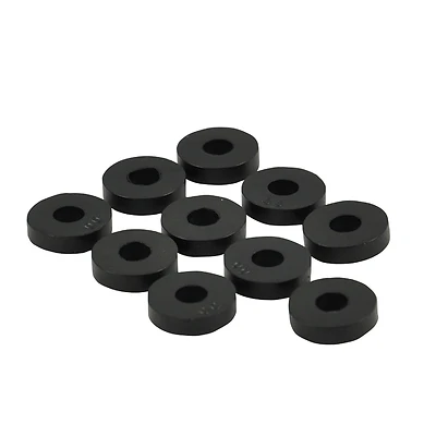 Danco 88569 Flat Faucet Washer, #00, Rubber, 10 Pack