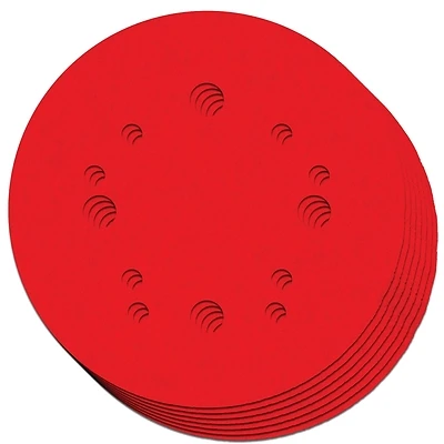 Diablo DCD050VGPH07G Sanding Disc Assorted Pack, 5 in Dia, 60, 100, 150 Grit, Medium, Ultra Coarse, Very Fine, 12-Hole