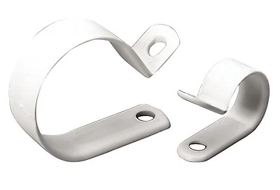 Gardner Bender PPC-1600 Plastic Cable Clamp, 1 In. Dia., White, 4 Pk