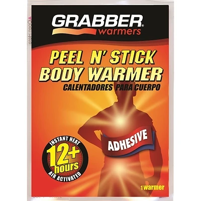 Grabber AWES Body Warmer, Adhesive Peel and Stick, 12 Hour