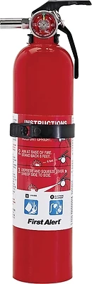 Fire Extinguisher, Rechargeable, Red, 10-B:C