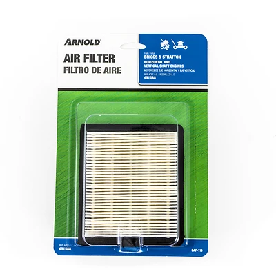 Arnold BAF-119 Mower Air Filter, 5.25 x 4.5 x 1 In.