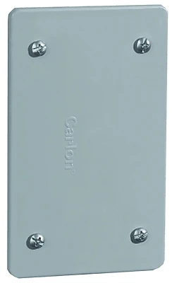 Field Service PVC Blank Box Cover, With Mounting Screws