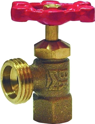 Brass Boiler Drain, 1/2 In. Diameter