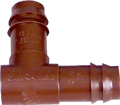 1/2 In. Barbed Drip Irrigation Elbow Fitting (4-pack) - 50 Psi Pressure Rating