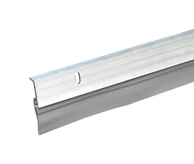 Frost King A59/36H Door Sweep, 36 in L, 1-5/8 in W, Aluminum Flange, Vinyl Insert