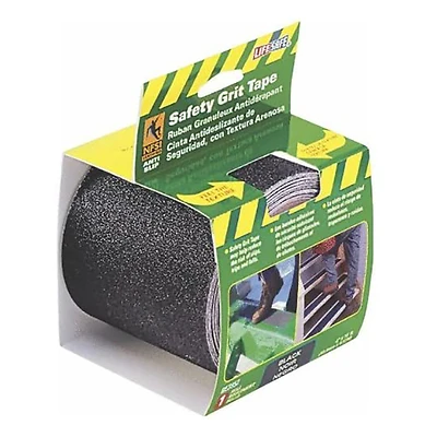Gator Grip RE3952 Anti-Slip Safety Grit Tape, Black, 4 In. x 15 Ft.