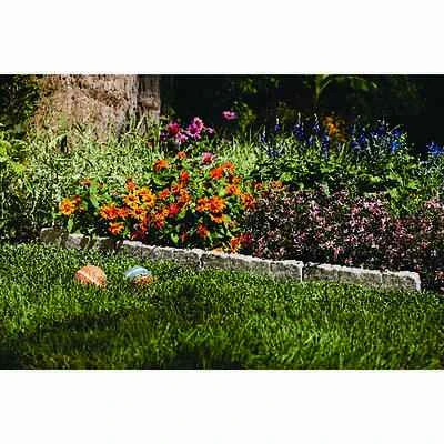 Border Stone 10 ft. (12 in. Sections) Resin Border Edging