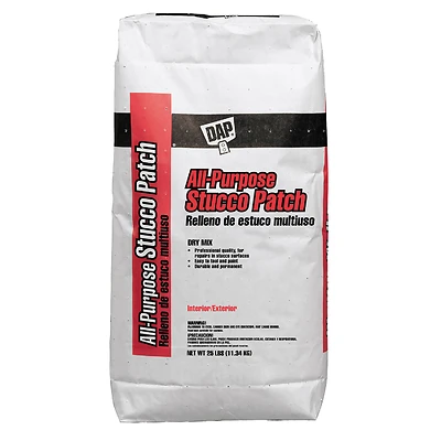 Dap 10502 Stucco Patch, Off-White, 25-Lb. Bag