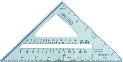 Quick Square Layout Tool 46-067, Aluminum, 6-3/4 In Length, Sae Graduation