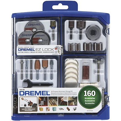 Dremel 710-08 All Purpose Rotary Accessory Kit, 160-Pc.