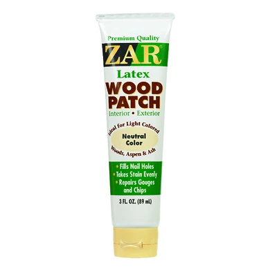 Zar 30941 Latex Wood Patch, Neutral, 3 Oz