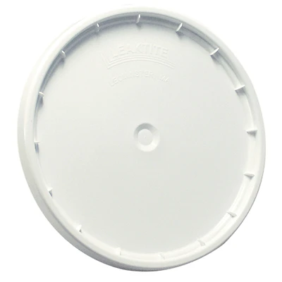 Leaktite Easy-Off Plastic Pail Lid, White, 5-Gallon