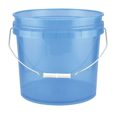 Leaktite 003G1TBL010 Translucent Pail, Plastic, 3.5-Gallon