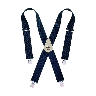 CLC 110BLU Custom Leathercraft Work Suspenders, 2-Inch Wide, Blue