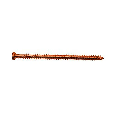 Strong-Drive SDWC Truss Screws, 0.152 x 6 In., Orange, 50-Pk.