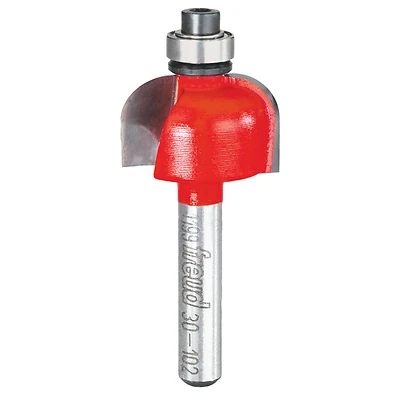 Freud 30-102 Cove Router Bit, 7/8 In. Dia., 1/4 In. Shank, Carbide