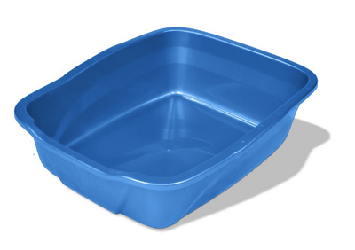 Van Ness CP2 Large Cat Litter Pan, 18-3/8 In. D x 14-7/8 In. W