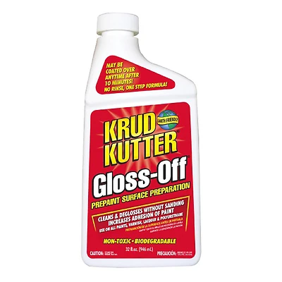 Krud Kutter GO326 Gloss-Off Surface Prep Cleaner, Deglosser, 1 Qt.