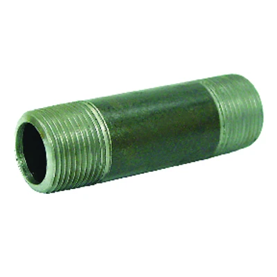 Galvanized Pipe Nipple, 1-1/4 x 6 In.