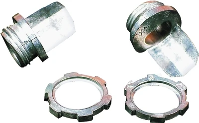 Wiremold B81 Metal Raceway Box Connector, 1/2 In., 2-Pack