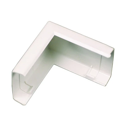 Wiremold NM8 Raceway Outside Elbow, Ivory, Plastic
