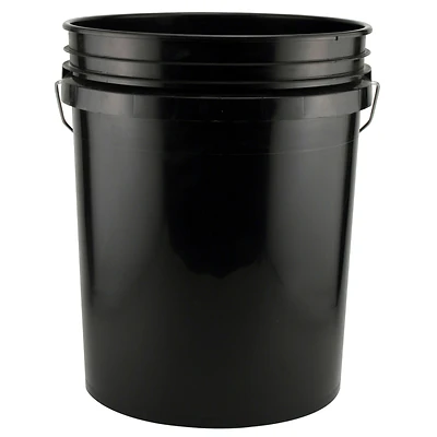 Leaktite 005G01BK120 Industrial Pail, Black Plastic, 5-Gallon