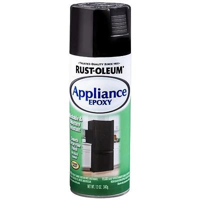 Appliance Spray Enamel, Black, 12 oz.