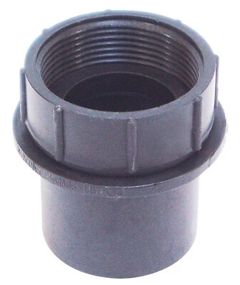 US Hardware P-081C Strainer Swivel Adapter, ABS, Black