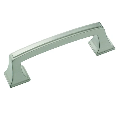 Nickel Mulholland Cabinet Pull, 3 In.