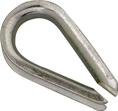 Campbell Wire Rope Thimble, Galvanized, 1/2 In.