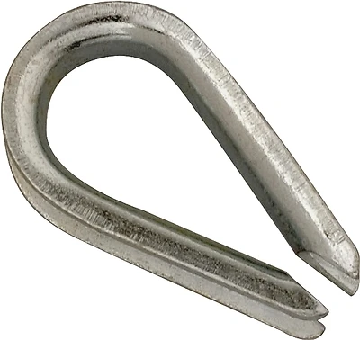 Campbell T7670619 Wire Rope Thimble, Malleable Iron, 3/16 In.