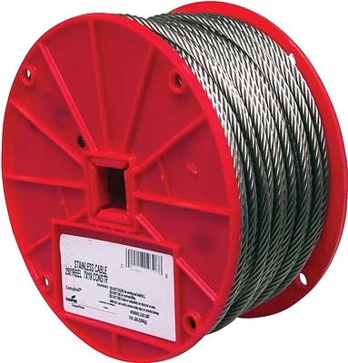 Campbell 7000626 Stainless Steel Cable, 3/16 In. x 250 Ft.