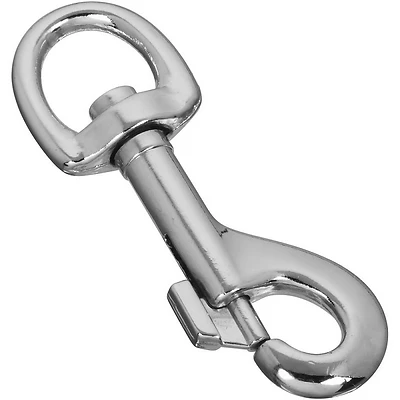 National Hardware N222-604 Bolt Snap, Nickel, 3/4 x 3-11/16 In.