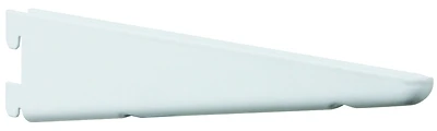 Knape & Vogt 182 Series Shelf Bracket, White Steel, 15-3/16 In.