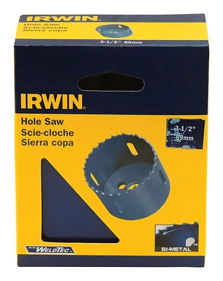 373312bx Bi-metal Hole Saw, 3-1/2 In Diameter, 3/8 In Arbor, 4/6 Tpi