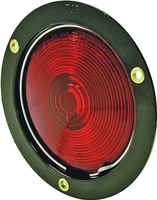 V413 Trailer Light, 24 V, Incandescent Red Lamp, 5.5 In Diameter