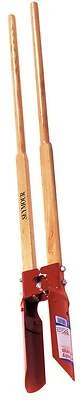 21100 48 In. Post Hole Digger With Triple Riveted Blade And Hardwood Handle